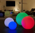 Draadloze (tuin)verlichting Lichtbol 50 cm, Kunststof, Minder dan 50 watt, Batterij, Ophalen of Verzenden