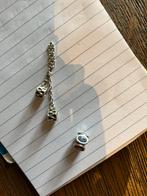 Pandora veiligheids bedel en  oval lights, Ophalen of Verzenden, Zo goed als nieuw, Zilver, Pandora