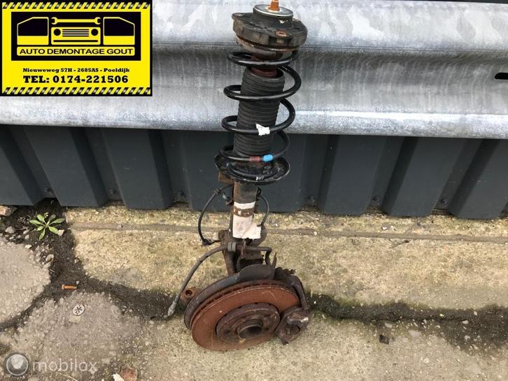 Volkswagen Polo 9N 2001-2008 Fusee Wiellager Naaf Rechts, Auto-onderdelen, Ophanging en Onderstel, Volkswagen, Gebruikt, Ophalen of Verzenden