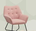 Teddy fauteuil  roze, Ophalen, Minder dan 75 cm, Zo goed als nieuw, Stof
