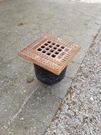 Afvoerput met gietijzeren rand & rooster, Doe-het-zelf en Verbouw, Gebruikt, Minder dan 20 mm, Ophalen of Verzenden, Minder dan 2 meter