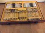 Haags Lofje verzilverde SOLA 100 bestekcassette 9 personen, Antiek en Kunst, Ophalen