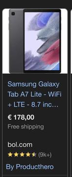 Samsung Galaxy Tab A7 Lite, 32 GB, 8 inch, Galaxy Tab A7 Lite, Ophalen of Verzenden