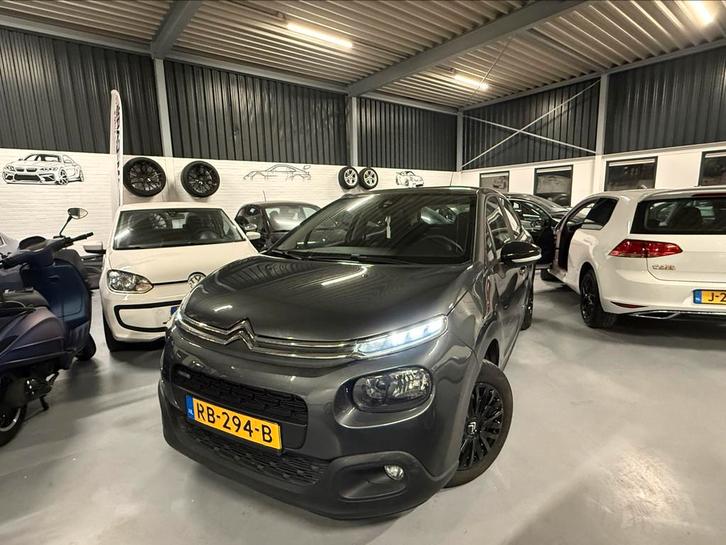 Citroën C3 1.2 Puretech 82pk 2017 Grijs NAP GOED ONDERHOUDEN, Auto's, Citroën, Bedrijf, C3, Benzine, B, Hatchback, Handgeschakeld