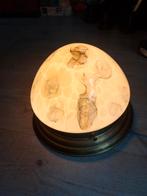 Gemarmerde Plafonnière art deco, Huis en Inrichting, Lampen | Plafondlampen, Ophalen of Verzenden, Gebruikt, Glas, Vintage