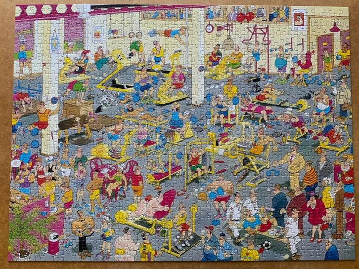 Jan van Haasteren puzzels (5 stuks - totaal 6850 stukjes), Hobby en Vrije tijd, Denksport en Puzzels, Zo goed als nieuw, Legpuzzel