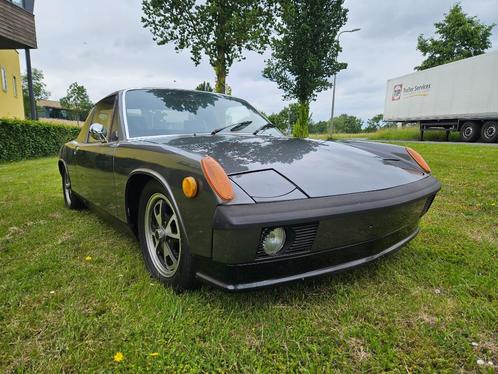 porsche 914 2.0, Auto's, Oldtimers, Bedrijf, Te koop, Porsche, Benzine, Cabriolet, Handgeschakeld, Zilver of Grijs, Zwart, Kunstmatig leder