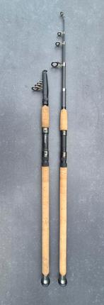 2 Veelzijdige telescoophengels van Shakespeare, Watersport en Boten, Hengelsport | Algemeen, Ophalen of Verzenden