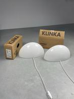 90’s Vintage IKEA KLINKA Uplighter blauw, Huis en Inrichting, Lampen | Wandlampen, Ophalen of Verzenden, Zo goed als nieuw, Overige materialen