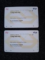 2 NS dagkaartjes, vaste prijs, Tickets en Kaartjes, Twee personen, Trein, Nederland, Algemeen kaartje