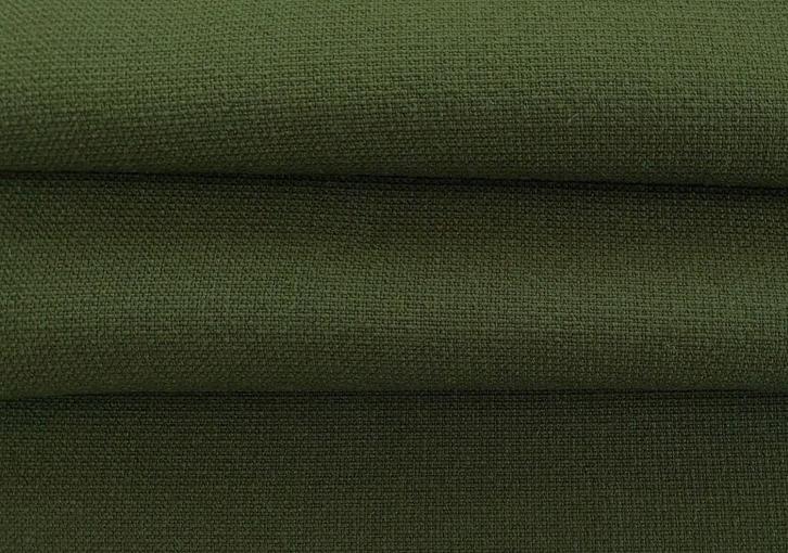 Gabriel Fame 68148; donker groen; restant meubelstof, Hobby en Vrije tijd, Stoffen en Lappen, Nieuw, Wol, 120 cm of meer, 30 tot 200 cm