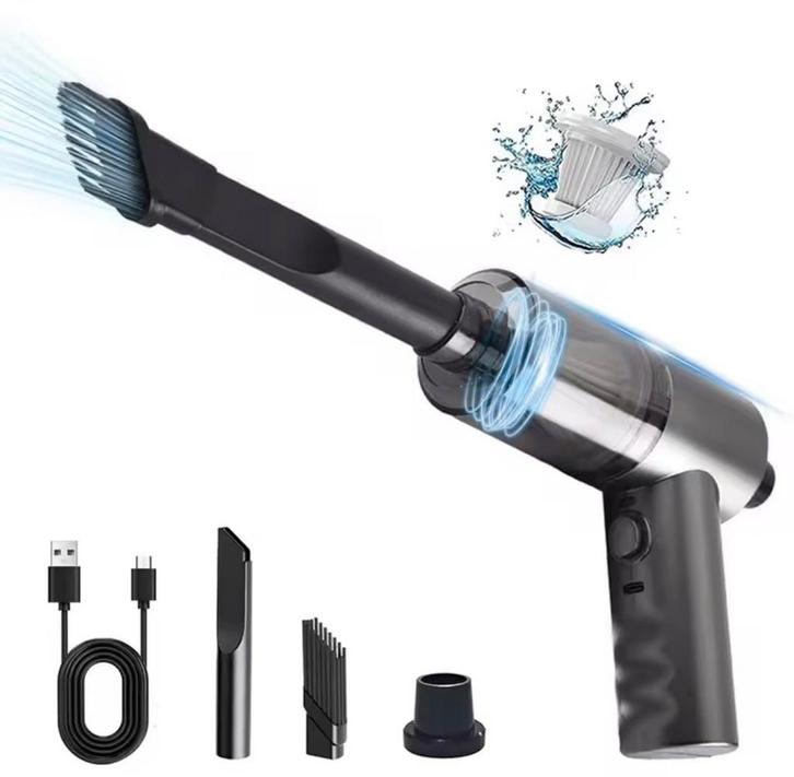 Draadloze Mini Stofzuiger – Krachtig & Ideaal voor de Auto, Witgoed en Apparatuur, Stofzuigers, Zo goed als nieuw, Ophalen of Verzenden