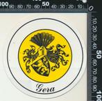 Sticker: Gera, Ophalen of Verzenden, Zo goed als nieuw, Bedrijf of Vereniging
