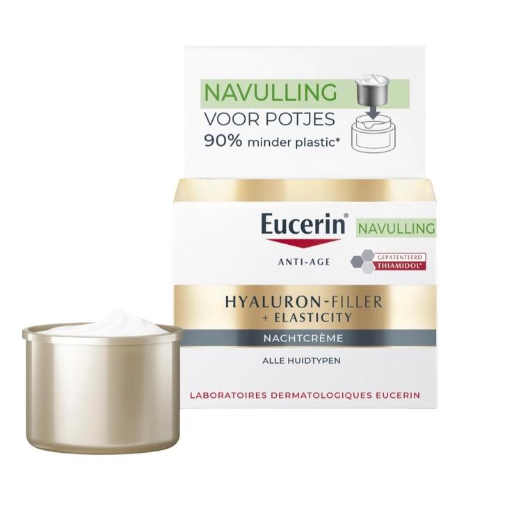 Eucerin Hyaluron-Filler + Elasticity Nachtcrème Navul 50ml, Sieraden, Tassen en Uiterlijk, Uiterlijk | Gezichtsverzorging, Nieuw