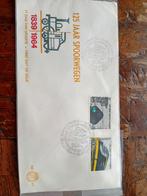 125 Jaar Spoorwegen Eerste Dag Envelop 1964, Ophalen of Verzenden, Na 1940, Gestempeld