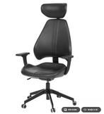 IKEA GRUPPSPEL Gamingstoel, Grann zwart, Ophalen, Gaming bureaustoel, Zwart, Zo goed als nieuw