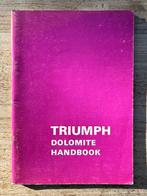 Handbook Triumph Dolomite, Ophalen of Verzenden