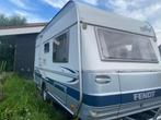 Fendt Saphir 420 Q met voortent en mover!, Caravans en Kamperen, Caravans, Treinzit, 750 - 1000 kg, Particulier, Schokbreker
