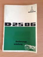Bedieningshandleiding Deutz D2506, Ophalen of Verzenden, Gelezen, Tractor en Landbouw