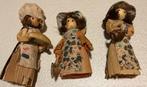 Vintage 3 Poppenhuis Popjes van Stro., Verzenden, Gebruikt, Popje