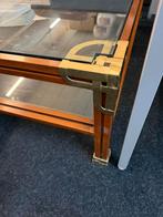 Valenti Spain design salontafel messing, Ophalen, 50 tot 100 cm, Zo goed als nieuw, Minder dan 50 cm