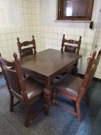 Tafel en Stoelen Antiek, Antiek en Kunst, Antiek | Meubels | Tafels, Ophalen