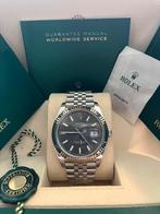 ROLEX DATEJUST 126334  (2021) RHODIUM DIAL, Sieraden, Tassen en Uiterlijk, Horloges | Heren, Ophalen, Zo goed als nieuw, Staal