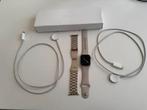 AppleWatch Series 9 41mm Starlight + extra bandje, Apple Watch ⌚️, Hartslag, IOS, Ophalen of Verzenden