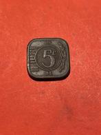 Setje zinken muntjes Nederland 5 cent, Postzegels en Munten, Munten | Nederland, Ophalen, Koningin Wilhelmina, 5 cent, Setje