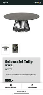 Gloednieuwe salontafel te koop! Montèl Tulip Wire, Huis en Inrichting, Tafels | Salontafels, Ophalen, 50 tot 100 cm, Rond, Nieuw