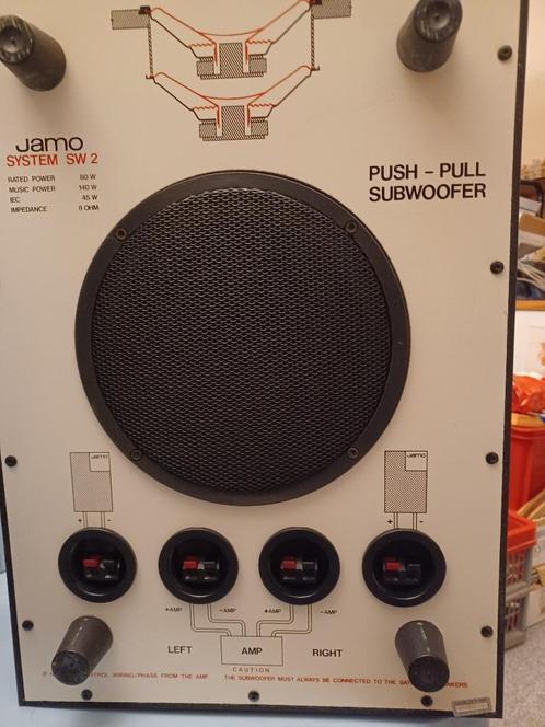 Subwoofer Jamo System SW-2, Audio, Tv en Foto, Luidsprekers, Gebruikt, Subwoofer, 120 watt of meer, Jamo, Ophalen