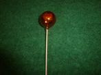 266 oranje/bruin matte kleinere kerstballen op stok, Ophalen of Verzenden, Zo goed als nieuw