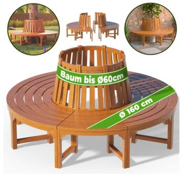 Boombank parkbank rond hout ø160 GRATIS BEZORGD! beschikbaar voor biedingen