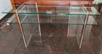Stijlvolle glazen en perspex bijzettafel, Ophalen, 75 cm of meer, Modern, 60 cm of meer