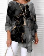 Top Sophia Zwart (44-52), Verzenden, Nieuw, Zwart, Shirt of Top