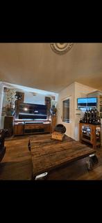 MOOIE RAILWAY HOUTEN SALONTAFEL, Ophalen of Verzenden