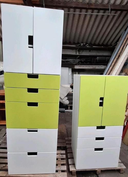 Ikea Stuva kasten wit en groen, Huis en Inrichting, Kasten | Kledingkasten, Zo goed als nieuw, 150 tot 200 cm, 50 tot 100 cm, 50 tot 75 cm