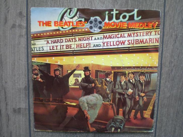 The Beatles - Movie Medley., Cd's en Dvd's, Vinyl Singles, Zo goed als nieuw, Pop, Verzenden