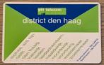 Ptt district Den Haag telefoonkaart, Verzamelen, Telefoonkaarten, Ophalen of Verzenden