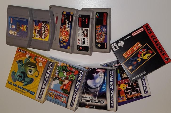 LOT OF GAMES Nintendo Gameboy Advance Games en andere, Spelcomputers en Games, Games | Nintendo Super NES, Zo goed als nieuw, 1 speler