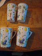 Campig mepal  servies  Janneke brinkman 4 bekers, Overige materialen, Ophalen of Verzenden, Zo goed als nieuw, Overige stijlen