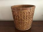 Grote rieten bloempot  mand, Huis en Inrichting, Ophalen of Verzenden, Zo goed als nieuw, Rond, Riet