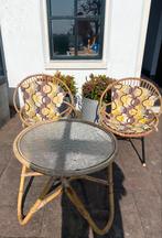 Leuk Zomers Setje Rotan tafeltje & Twee Stoeltjes ️, Ophalen of Verzenden