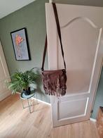 Ibiza Stijl Tas met Franjes, Sieraden, Tassen en Uiterlijk, Ophalen of Verzenden, Gebruikt, Bruin, Schoudertasje