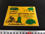 sticker zuidwolde camping klein zwitserland, Ophalen, Zo goed als nieuw, Bedrijf of Vereniging