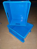 2 Blauwe Bakken, Doe-het-zelf en Verbouw, Kratten en Dozen, Ophalen of Verzenden