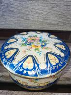 Vintage Koektrommel met Bloemmotief, Ophalen of Verzenden