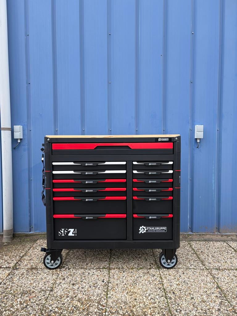 Stahlgruppe Gereedschapswagen 13 Lades gevuld l NIEUW, Doe-het-zelf en Verbouw, Gereedschapskisten, Nieuw, Gevuld, Ophalen