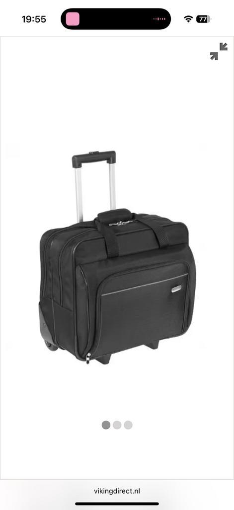 Targus rolkoffer, Sieraden, Tassen en Uiterlijk, Tassen | Reistassen en Weekendtassen, Nieuw, Zwart, 30 cm of meer, Ophalen of Verzenden