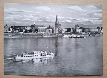 Ansichtkaart Rijn bij Dusseldorf - omstreeks 1955 beschikbaar voor biedingen
